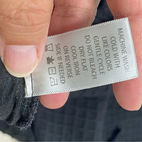 Max Studio Sweater Women’s Size Medium Black Cowl Neck Pullover waffle knit - Picture 12 of 15